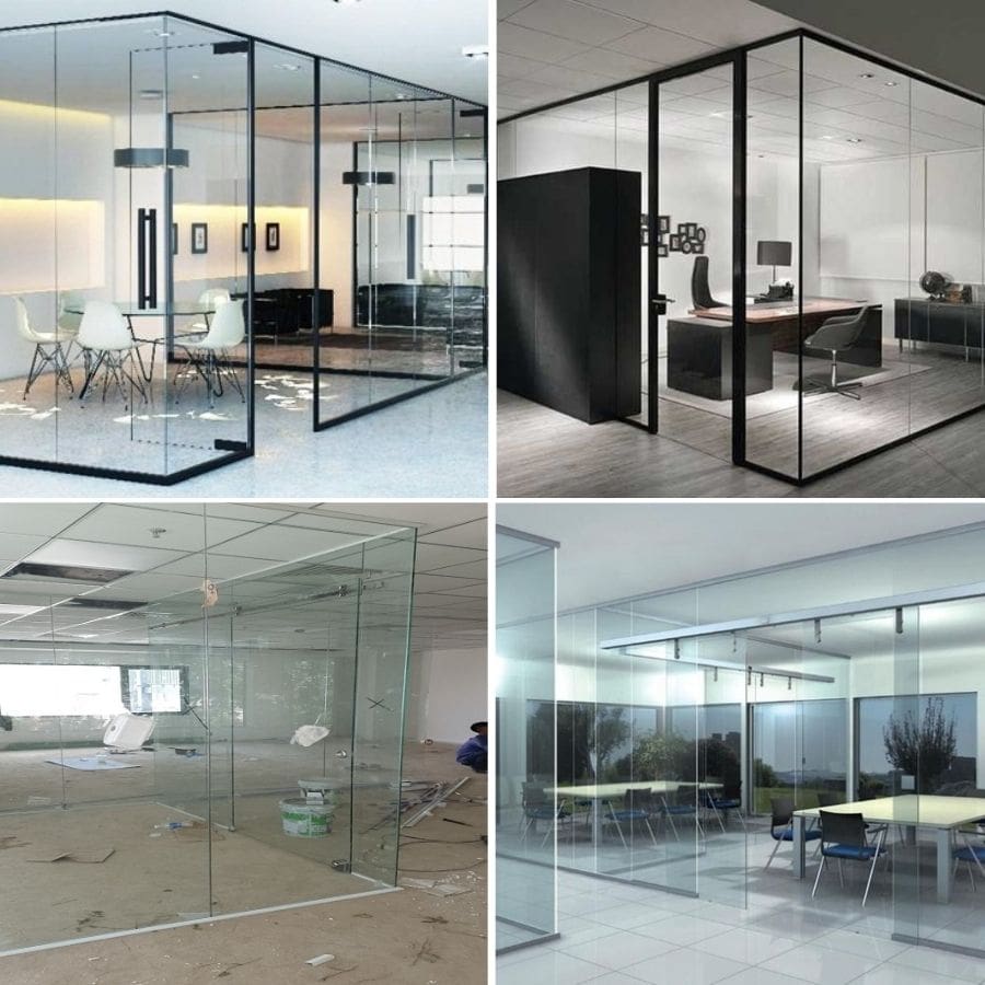 Vách kính cường lực