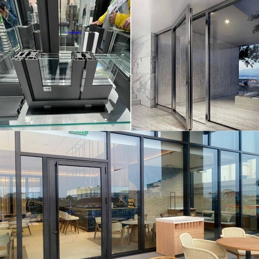 Cửa nhôm Ponzio cao cấp italia