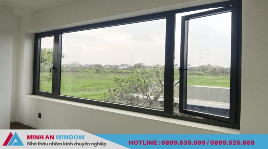 Mẫu cửa nhôm Hopo Minh An Window lắp đặt tại Phú Thọ 