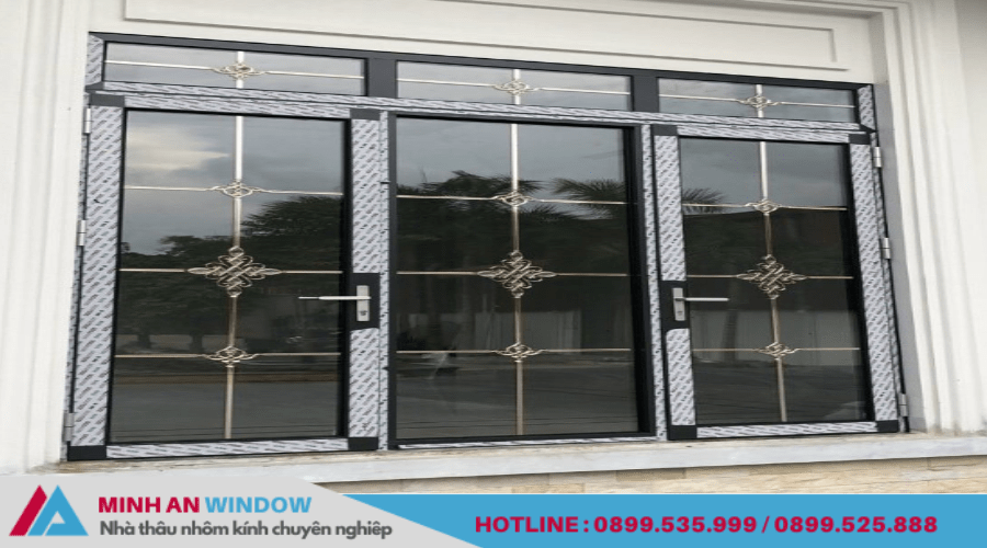 Cửa nhôm Hopo - Minh An Window lắp đặt tại Hà Nam 