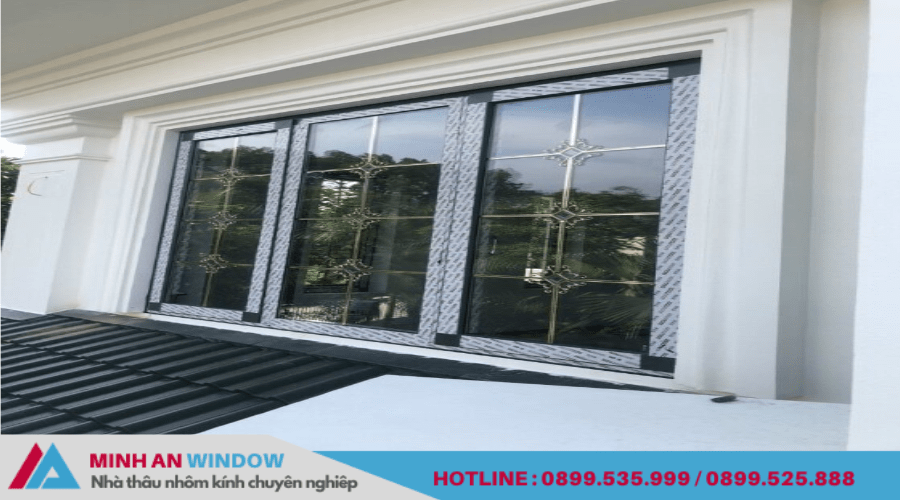 Cửa nhôm Hopo - Minh An Window lắp đặt tại Hà Nam 