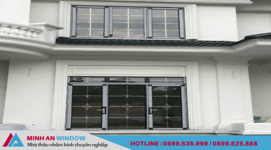 Cửa nhôm Hopo - Minh An Window lắp đặt tại Hà Nam 