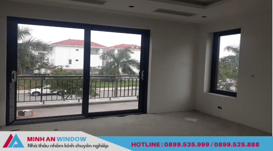 Cửa nhôm Hopo - Minh An Window lắp đặt tại Hà Nam 