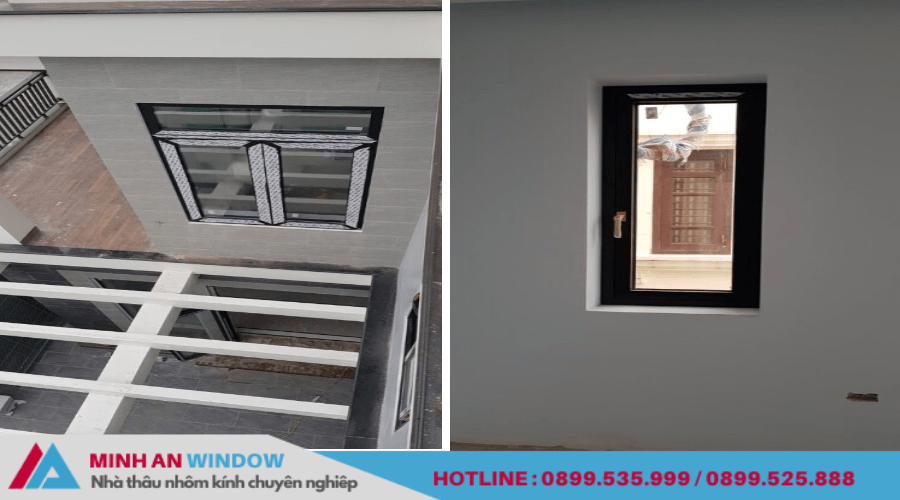 Cửa nhôm Hopo - Minh An Window lắp đặt tại Hà Nam 