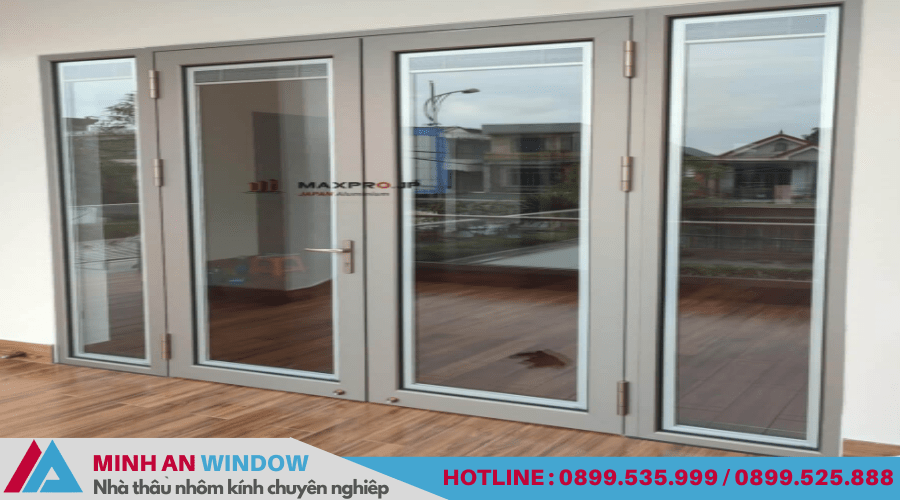 Mẫu cửa nhôm cho biệt thự đẹp nhất hiện nay - Minh An Window lắp đặt 