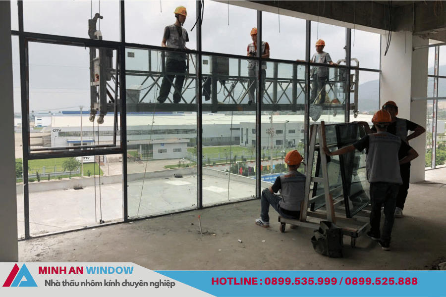 Dự Án Nhôm Kính Tòa Nhà Văn Phòng INTCO Đông Mai Quảng Ninh