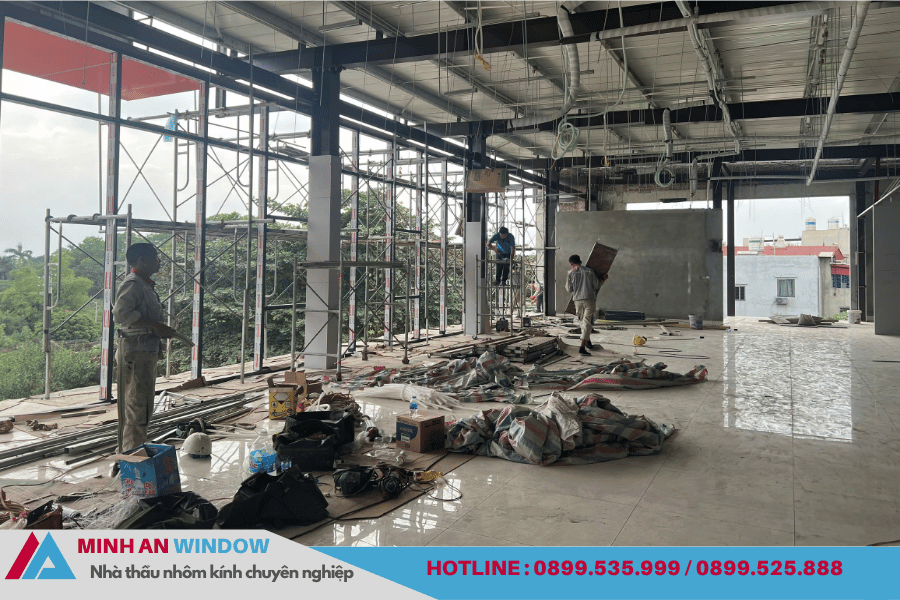 Dự án trụ sở văn phòng kết cấu thép Đông Anh - Hà Nội