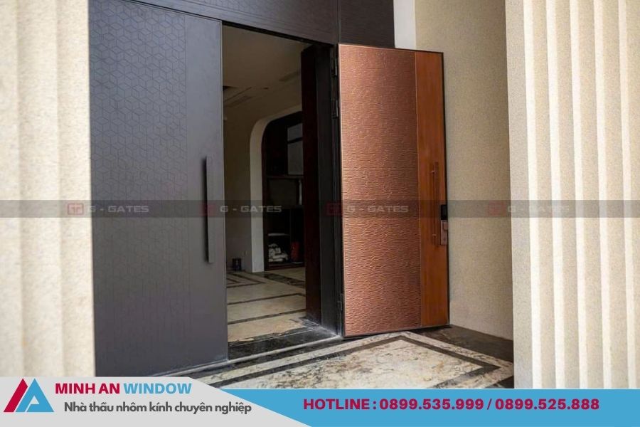 Cửa nhôm tấm cnc mẫu đẹp - Hình ảnh Gates