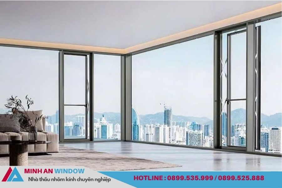 Cửa Sổ Nhôm Mở Song Song: Tối ưu thông gió, an toàn vượt trội 4 Mẫu cửa sổ nhôm mở song song đẹp, hiện đại, sang trọng
