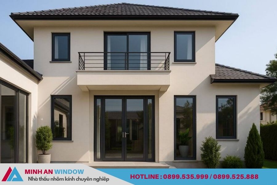 Cửa nhôm kính cao cấp cho biệt thự hiện đại 2026