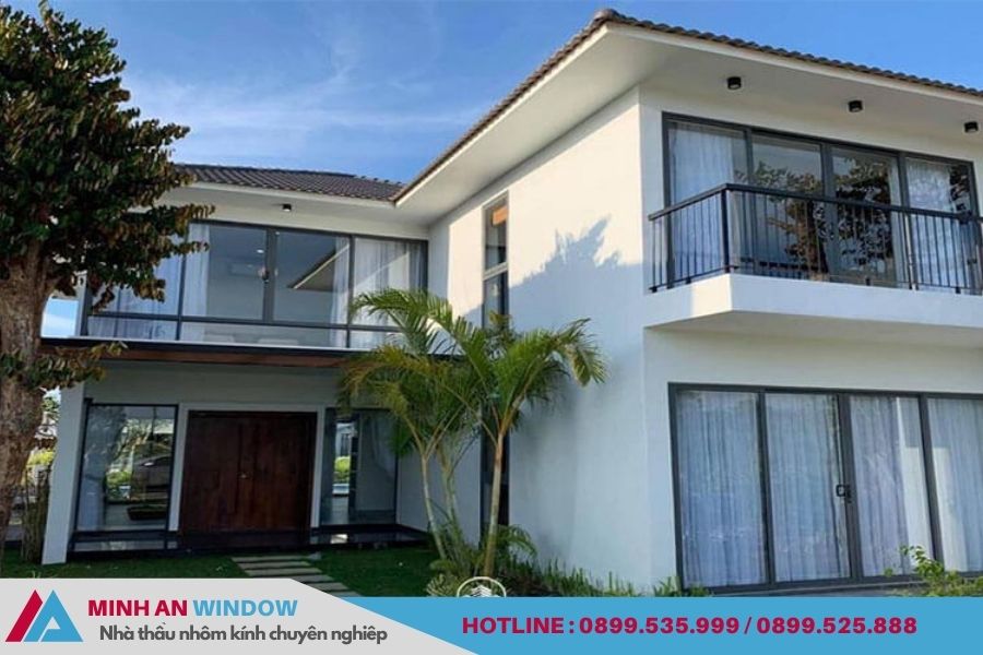 Cửa nhôm kính hiện đại cho biệt thự cao cấp