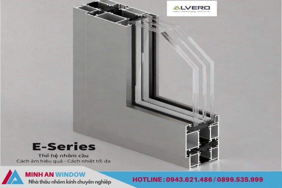 Cửa nhôm cầu cách nhiệt ALVERO